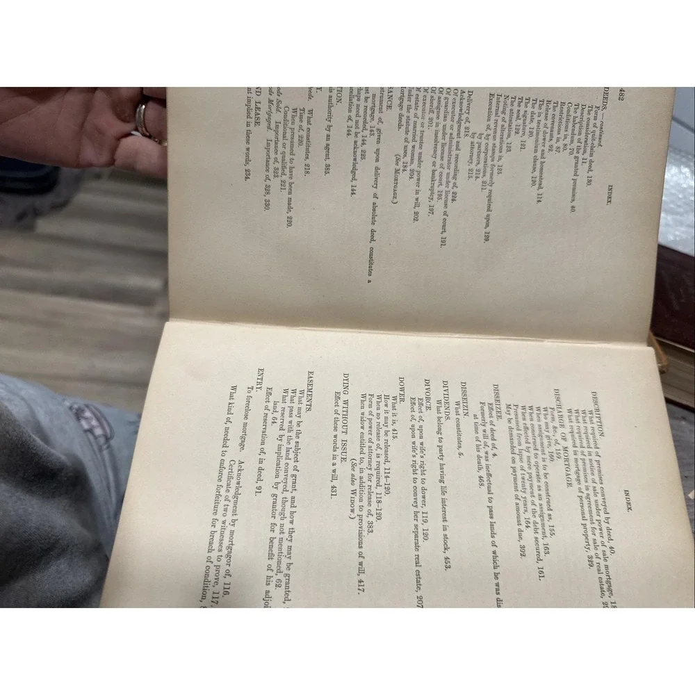 Rare Antique 1883 Law Book‎ Notes On Common Forms MA LAW Uriel H Crocker